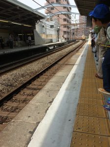 Ｙ１５７記念列車の旅 石川町ホーム 進入２