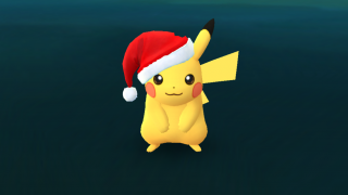 ポケモンgoでピカチュウサンタをゲット